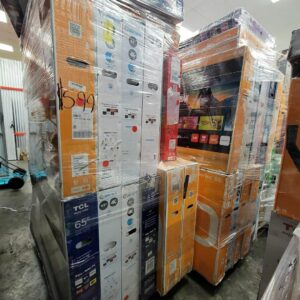 Name-Brand LCD & LED TV Pallet – 120-Piece Assortment