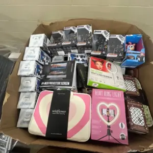 Tech Accessories Resale Pallet – 251 lb New Name-Brand Lot