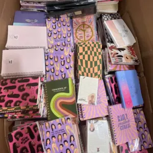 Assorted Journal Notebooks Pallet – 555 lb New Name-Brand Lot