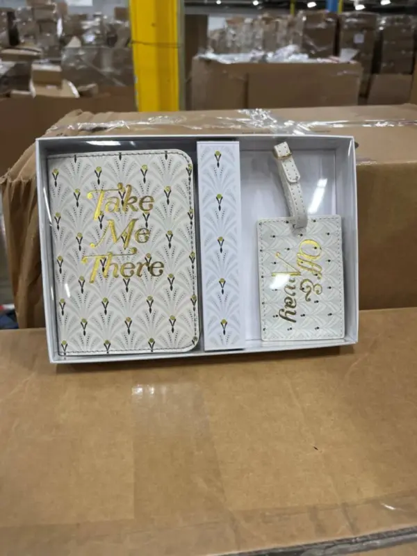 232 lb Pallet of New Passport Holders, Assorted Colors