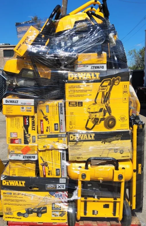 DeWalt inventory liquidation pallets