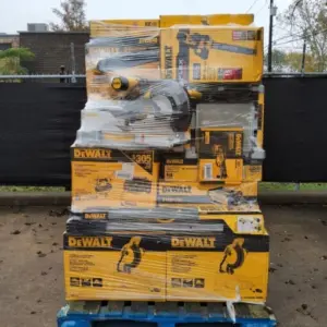 DeWalt Liquidation Pallet – 80 Sealed Power Tools
