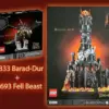 LEGO Barad-dur 10333 and Fell Beast 40693 Bundle – Lot of 10 Sealed Units