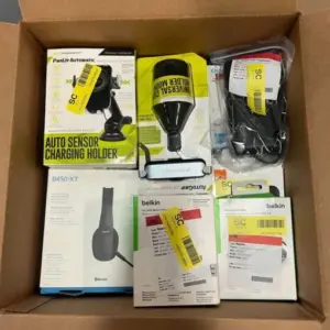 Car Mount & Headset Returns Box – 27 Items – MSRP €1,297.75