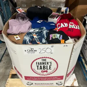 Brand Name Clothing Pallet #1 – 250 Pcs A-Grade New Apparel