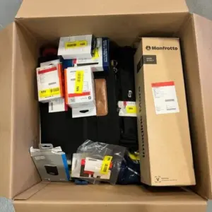Manfrotto Camera Accessories Returns Box – 28 Items – MSRP €1,504.53