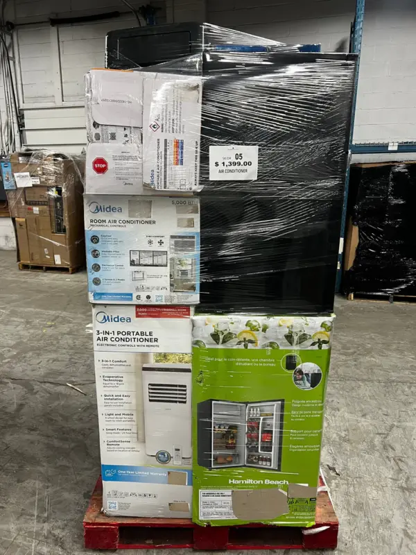Air Conditioners Pallet #5 – AC Unit Returns, Mixed Appliances Lot