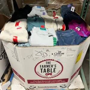 Brand Name Clothing Pallet #2 – 250 Pcs A-Grade New Apparel