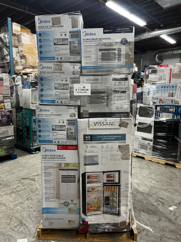 Air Conditioners Pallet #10 – Bulk AC Returns with Mixed Appliances