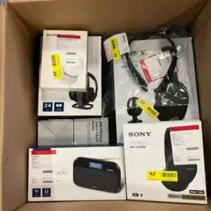 Sony, Apple & LG Audio Returns Box – 17 Items – MSRP €1,589.84