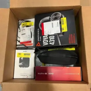 Poly Voyager Headsets Returns Box – 24 Items – MSRP €1,619.77