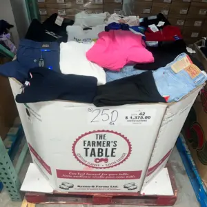 CW Clothing #42 – 600-Piece Name Brand Apparel Pallet
