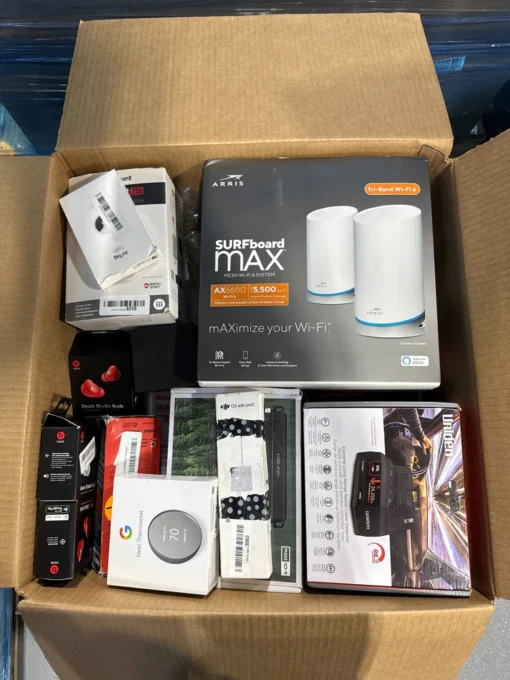 AMZ Electronics – 21 Items – €3,920.73 MSRP – BOX – RETURNS