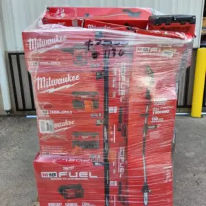 Milwaukee M12 M18 Power Tools Pallet – 200 Units
