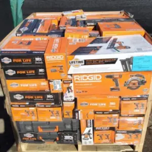 RIDGID Tools Wholesale Pallet – 200 Sealed 18V Cordless Units