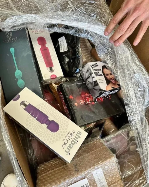 adult products liquidation pallets for sale