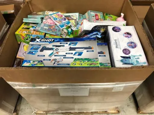 Factory-Sealed Toy Clearance Pallet – 300 New Toys Straight From Overstock