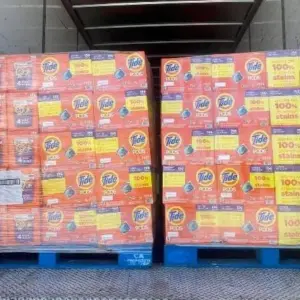 Laundry Detergent Wholesale Pallet – 200 Factory-Sealed Units